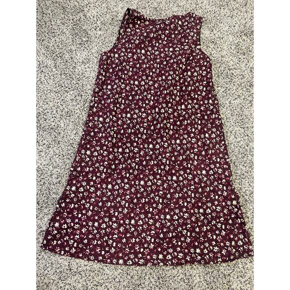 Abercrombie & Fitch Linen Dainty Floral Mini Shift Dress, Women’s M Purple Beach - Picture 7 of 10